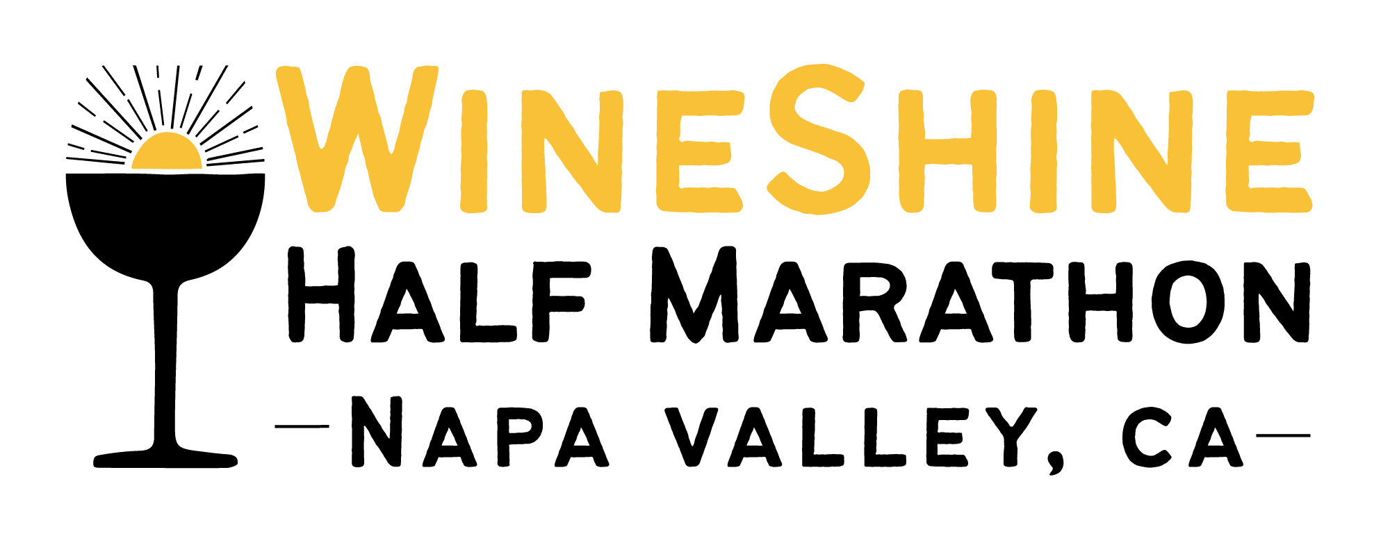 WineShine Half Marathon logo