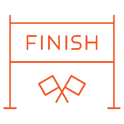 man pushing wheelbarrow icon