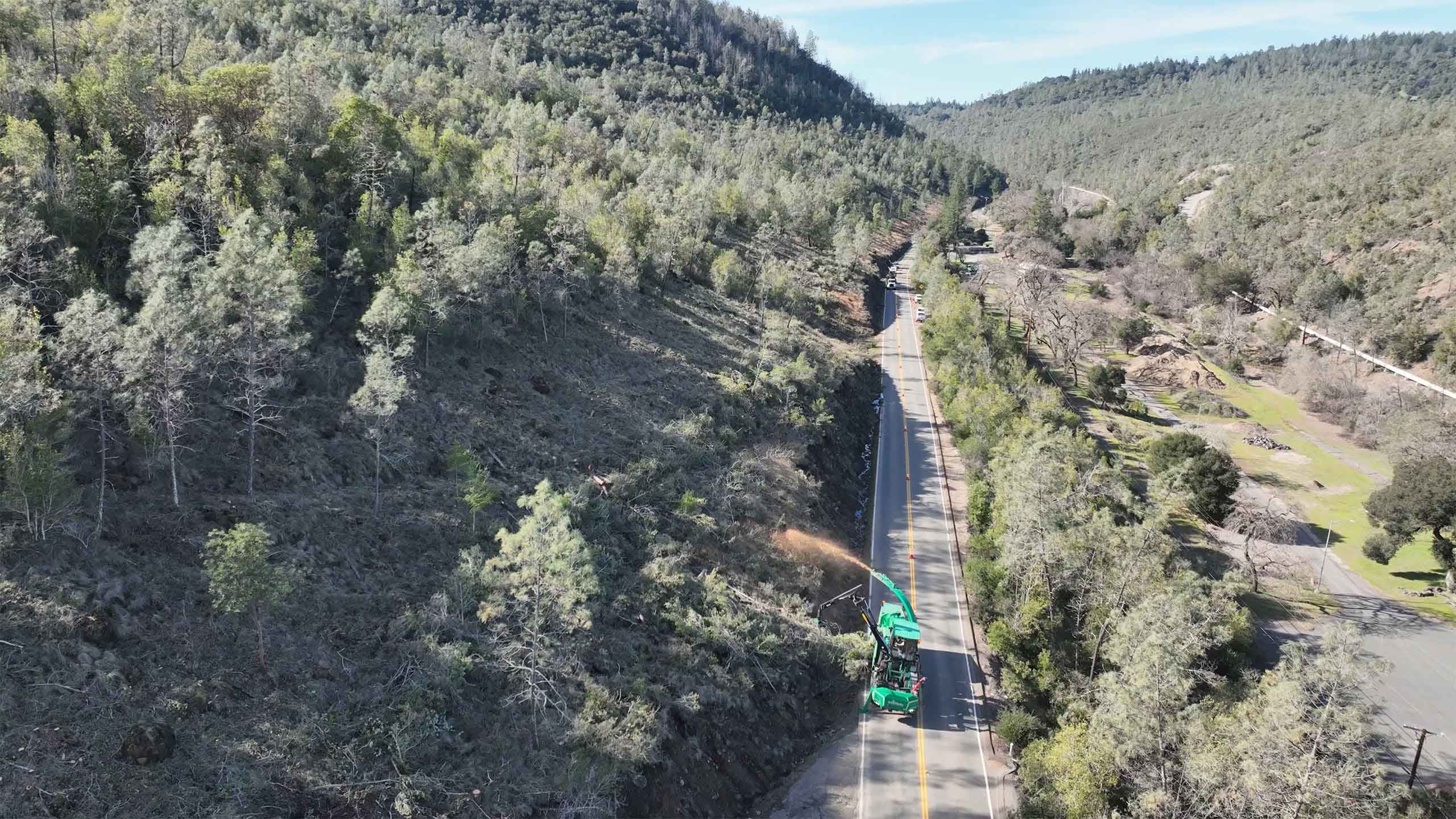 aerial view of Sage Canyon roads